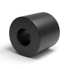 Separador liso de plástico poliamida PA6 reforzada con fibra de vidrio Ø3,5x8mm para tornillo M3
