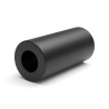 Separador liso de plástico poliamida PA6 reforzada con fibra de vidrio negra Ø4,2x8mm para tornillo M4