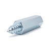 Distanciador hexagonal roscado autorroscante acero cincado M4 / ST4,2 - 7 mm entre caras