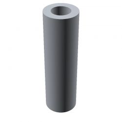 Entretoise ronde filetée femelle/femelle acier zingué M4 - Ø6 mm