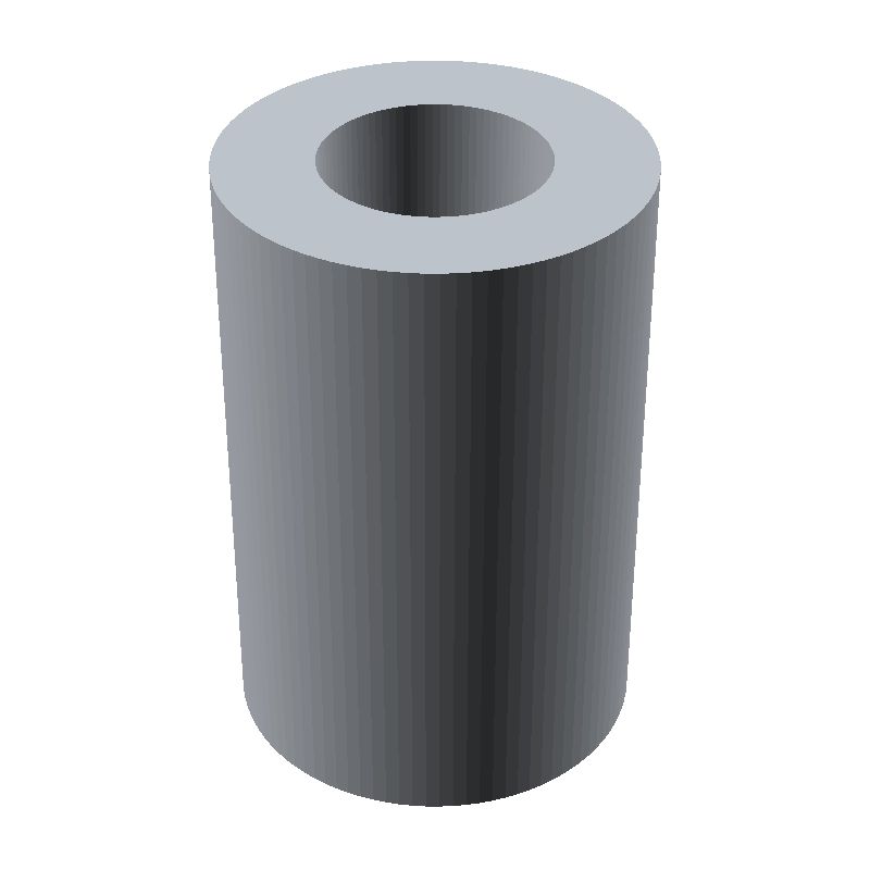 Entretoise ronde filetée femelle/femelle acier zingué M5 - Ø8 mm