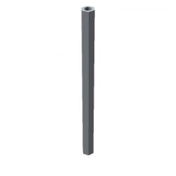 Entretoise hexagonale filetée femelle/femelle acier zingué M6 - 8 mm sur plats