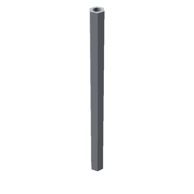 Entretoise hexagonale filetée femelle/femelle acier zingué M6 - 8 mm sur plats