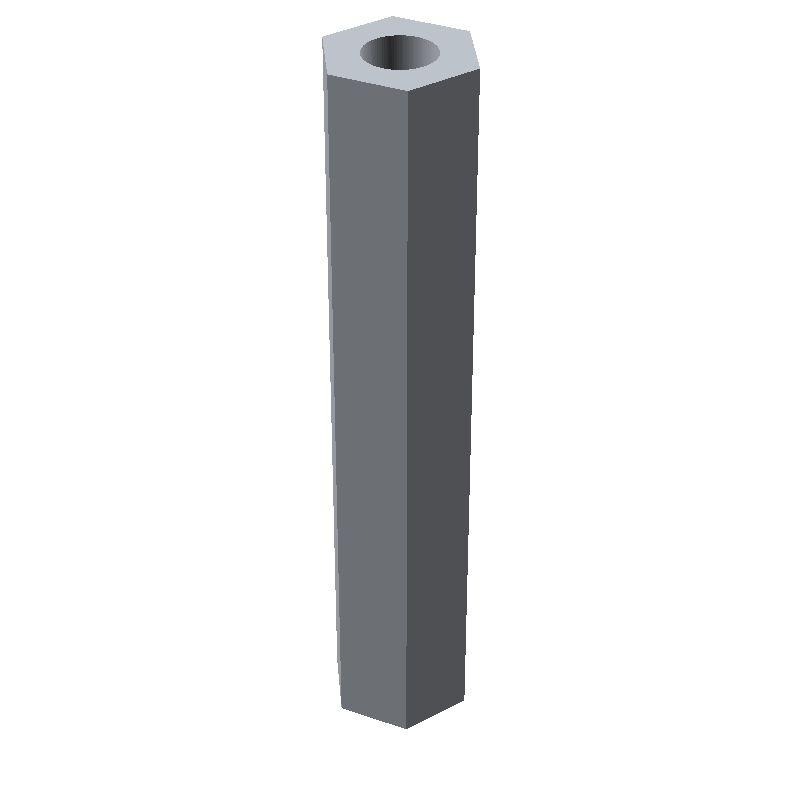 Entretoise hexagonale filetée femelle/femelle acier zingué jaune M5 - 8 mm sur plats