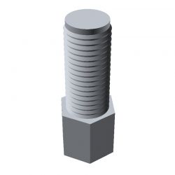Entretoise hexagonale filetée mâle/femelle acier zingué UNC4-40 - 4,75 mm sur plats