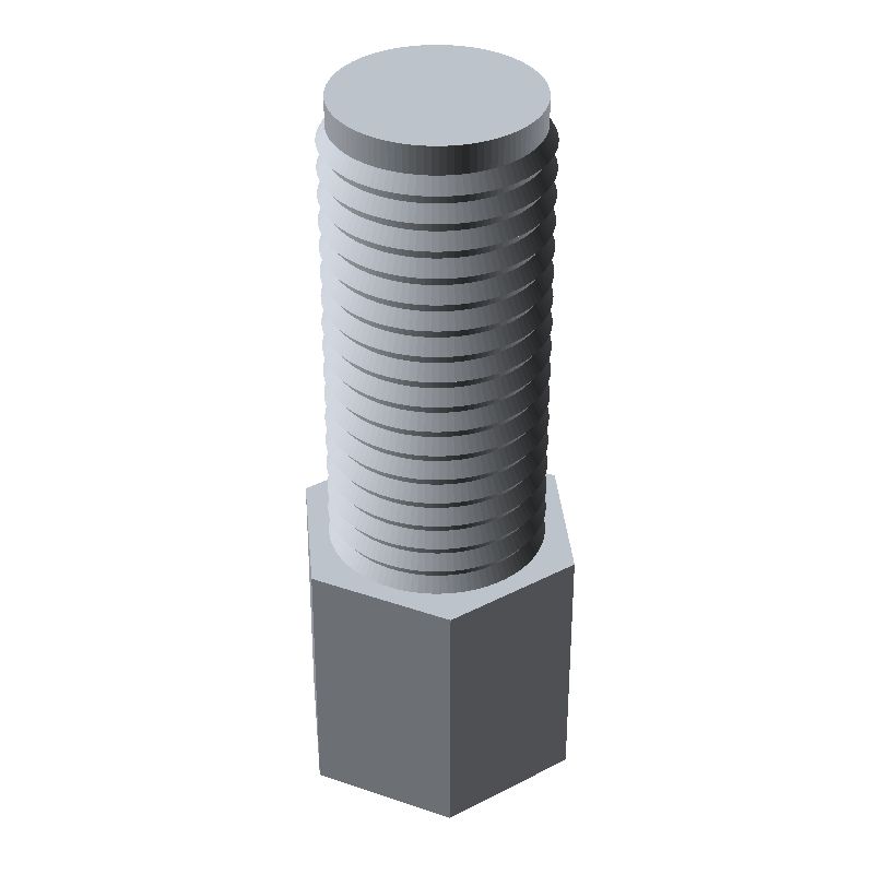 Entretoise hexagonale filetée mâle/femelle acier zingué UNC4-40 - 4,75 mm sur plats