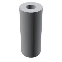 Entretoise ronde filetée femelle/femelle aluminium M2 - Ø4 mm