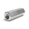 Distanciador hexagonal roscado hembra/hembra aluminio pasivado M5 - 8 mm entre caras