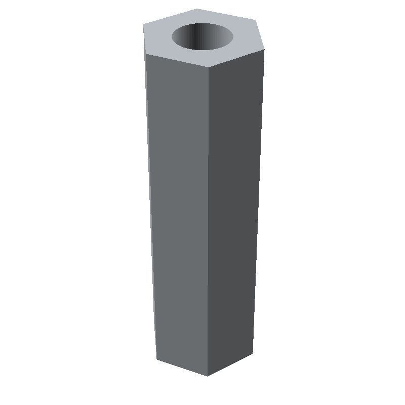 Entretoise hexagonale filetée femelle/femelle acier inoxydable M2.5 - 4 mm sur plats