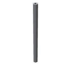Entretoise hexagonale filetée femelle/femelle acier inoxydable M3 - 5 mm sur plats