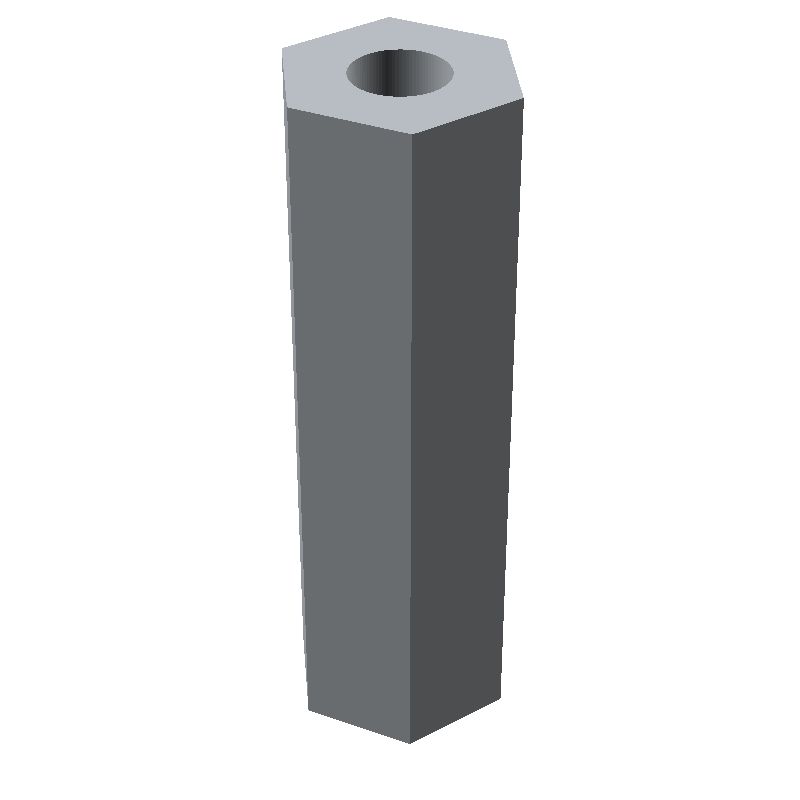 Entretoise hexagonale filetée femelle/femelle acier inoxydable M3 - 5,5 mm sur plats