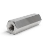 Distanciador hexagonal roscado hembra/hembra acero inoxidable M3 - 5,5 mm entre caras