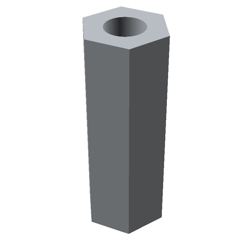 Entretoise hexagonale filetée femelle/femelle acier inoxydable M5 - 8 mm sur plats