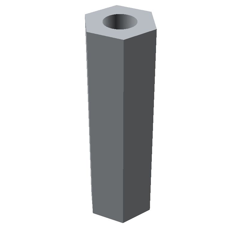 Entretoise hexagonale filetée femelle/femelle acier inoxydable M6 - 10 mm sur plats