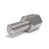 Distanciador hexagonal roscado macho/hembra acero inoxidable M2,5 - 4 mm entre caras