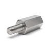 Distanciador hexagonal roscado macho/hembra acero inoxidable M2,5 - 5 mm entre caras