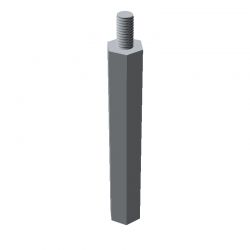 Entretoise hexagonale filetée mâle/femelle acier inoxydable M3 - 6 mm sur plats
