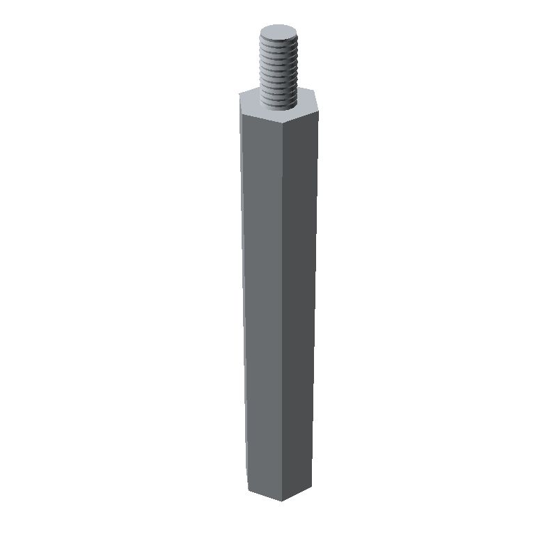 Entretoise hexagonale filetée mâle/femelle acier inoxydable M3 - 6 mm sur plats