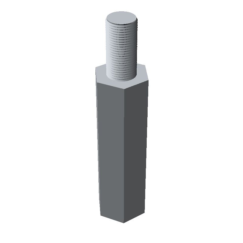 Entretoise hexagonale filetée mâle/femelle acier inoxydable M6 - 10 mm sur plats
