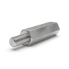 Distanciador hexagonal roscado macho/hembra acero inoxidable M6 - 10 mm entre caras