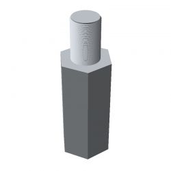 Entretoise hexagonale filetée mâle/femelle acier inoxydable M8 - 13 mm sur plats