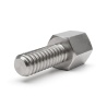 Distanciador hexagonal roscado macho/hembra acero inoxidable UNC4-40 - 4,75 mm entre caras