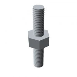 Entretoise hexagonale filetée mâle/mâle acier inoxydable M3 - 5,5 mm sur plats