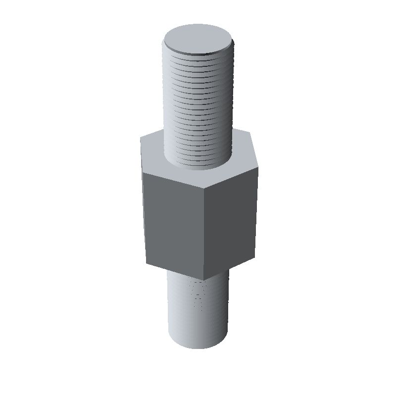 Entretoise hexagonale filetée mâle/mâle acier inoxydable M6 - 10 mm sur plats