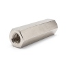 Distanciador hexagonal roscado hembra/hembra latón niquelado con plomo M5 - 8 mm entre caras