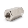 Distanciador hexagonal roscado hembra/hembra latón niquelado con plomo M6 - 10 mm entre caras