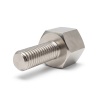 Distanciador hexagonal roscado macho/hembra latón niquelado con plomo M3 - 6 mm entre caras