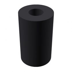 Entretoise ronde filetée femelle/femelle plastique polyamide renforcé M2 - Ø4 mm