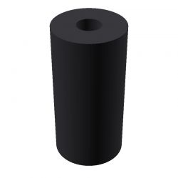 Entretoise ronde filetée femelle/femelle plastique polyamide renforcé M2 - Ø5 mm