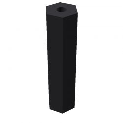 Entretoise hexagonale filetée femelle/femelle plastique polyamide renforcé M2.5 - 6 mm sur plats