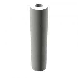 Entretoise ronde filetée femelle/femelle plastique polyacétal POM blanc M3 - Ø6 mm