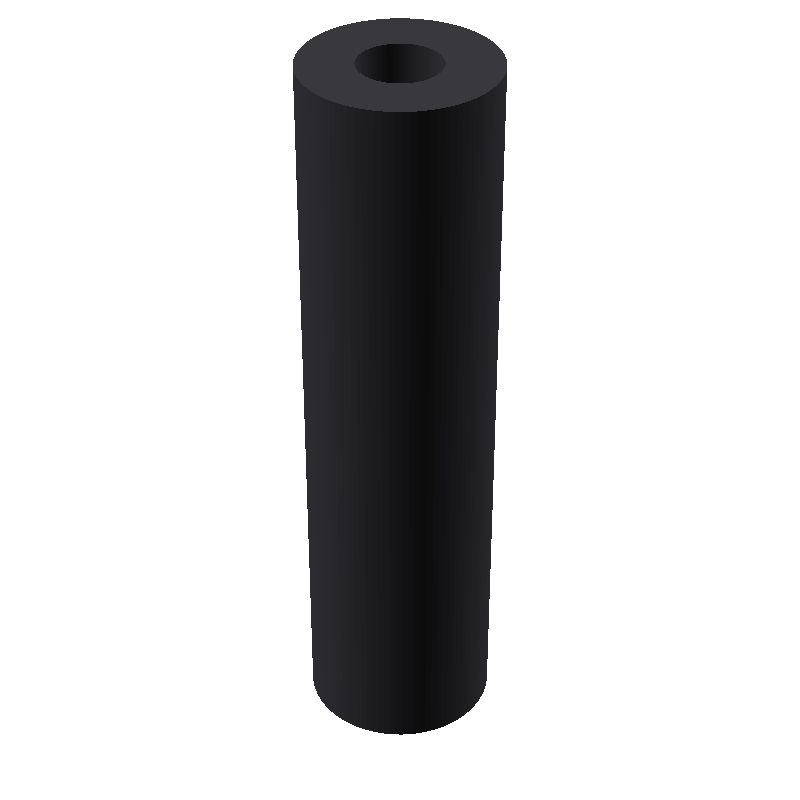 Entretoise ronde filetée femelle/femelle plastique polyamide renforcé M3 - Ø6 mm