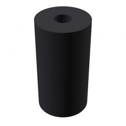 Entretoise ronde filetée femelle/femelle plastique polyamide renforcé M3 - Ø8 mm