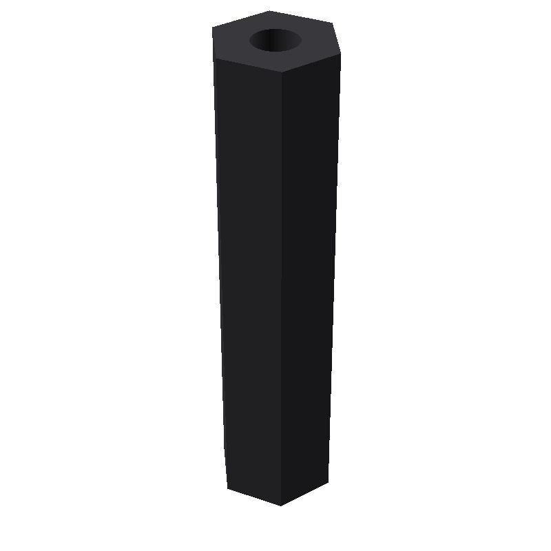 Entretoise hexagonale filetée femelle/femelle plastique polyamide renforcé M3 - 6 mm sur plats