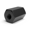 Distanciador hexagonal roscado hembra/hembra plástico poliamida PA6 reforzada con fibra de vidrio M3 - 7 mm entre caras