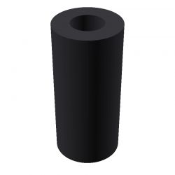 Entretoise ronde filetée femelle/femelle plastique polyamide renforcé M4 - Ø7 mm