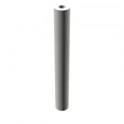 Entretoise ronde filetée femelle/femelle plastique polyacétal POM blanc M4 - Ø8 mm