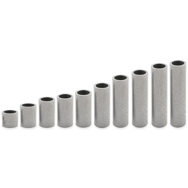 Entretoise lisse aluminium Ø4,2x7mm pour vis M4