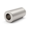 Separador liso de latón niquelado Ø2,2x4mm para tornillo M2