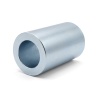 Separador liso de acero cincado Ø6,4x10mm para tornillo M6