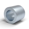 Separador liso de acero cincado Ø10,4x16mm para tornillo M10