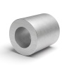 Separador liso de aluminio Ø8x14mm para tornillo M8