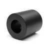 Separador liso de plástico poliamida PA6 reforzada con fibra de vidrio negra Ø6,2x12mm para tornillo M6