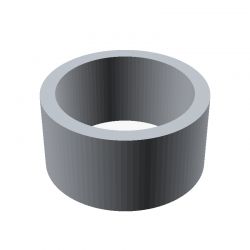 Entretoise lisse acier zingué Ø16,4x20mm pour vis M16