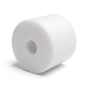 Distanciador liso plástico poliamida PA6 blanca Ø0,81x3,2mm