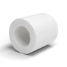 Distanciador liso plástico poliamida PA6 blanca Ø2,2x3,8mm para tornillo M2
